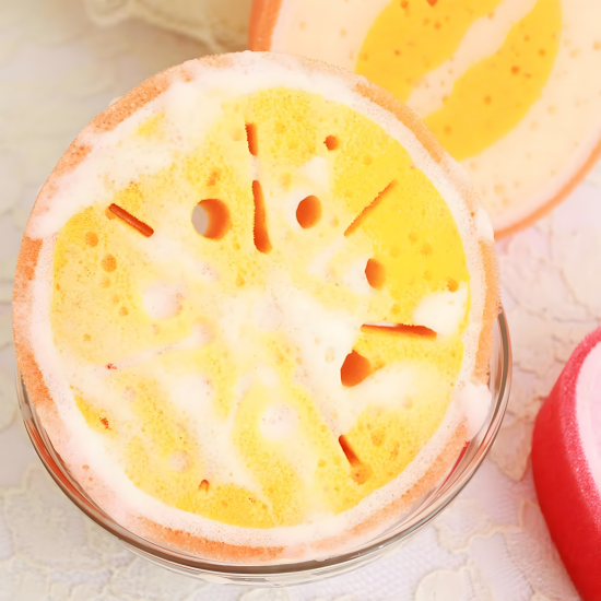 Fruit-Shaped Sponge
